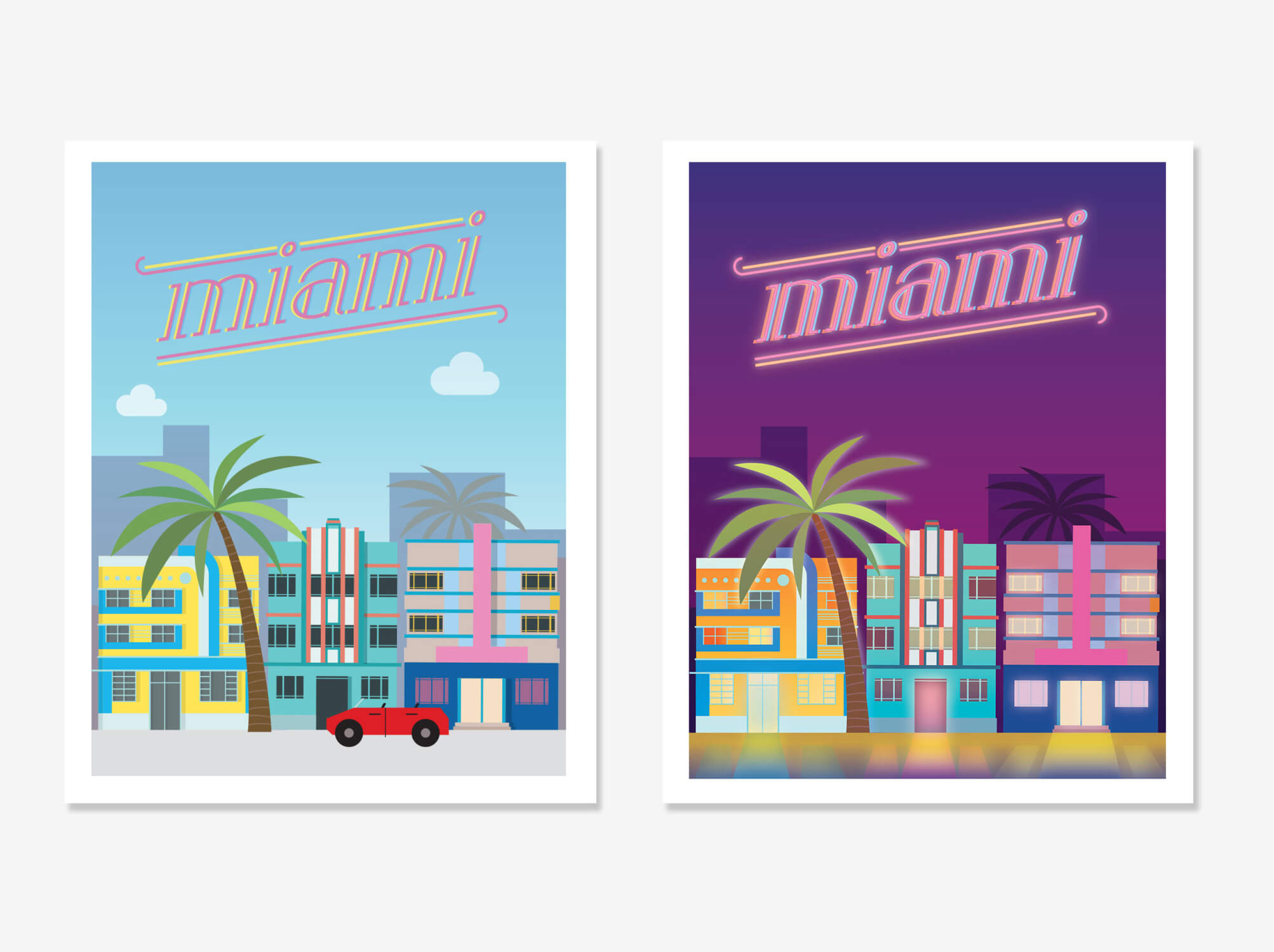 Miami vector art